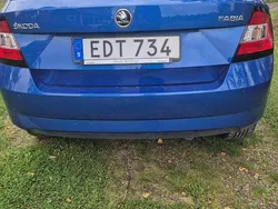 Blå Begagnad 2017 Skoda Fabia Style Halvkombi | 116 400 kr (Marknadspris)
