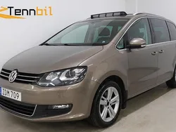 Brun Begagnad 2018 VW Sharan Minibuss | 179 900 kr (Marknadspris)