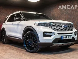 Vit Begagnad 2020 Ford Explorer Platinum SUV | 459 500 kr (Lite dyr)