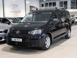 Svart Begagnad 2022 VW Caddy Maxi Minibuss | 289 900 kr (Lite dyr)