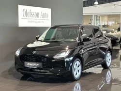 Svart Ny 2024 Suzuki Swift Halvkombi | 234 900 kr (Bra pris)