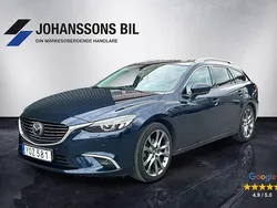 Blå Begagnad 2017 Mazda 6 Optimum Kombi | 209 900 kr (Marknadspris)