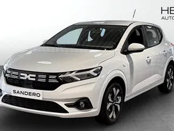 Vit (white) Ny 2025 Dacia Sandero Expression Halvkombi | 219 900 kr (Bra pris)