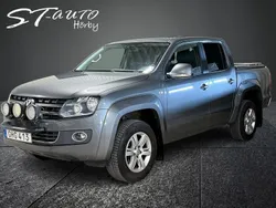 Grå (grå metallic) Begagnad 2014 VW Amarok Highline Pickup | 129 900 kr (Marknadspris)