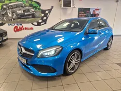 Blå Begagnad 2016 Mercedes A180 AMG Halvkombi | 178 500 kr (Lite dyr)