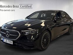 Obsidiansvart metallic Begagnad 2024 Mercedes E220 AMG line Sedan | 729 000 kr