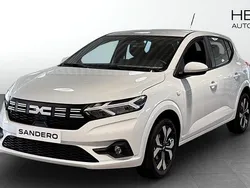 Vit (white) Ny 2025 Dacia Sandero Expression Halvkombi | 219 900 kr (Bra pris)