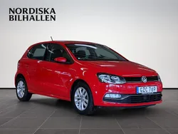 Röd Begagnad 2015 VW Polo Halvkombi | 144 795 kr (Lite dyr)
