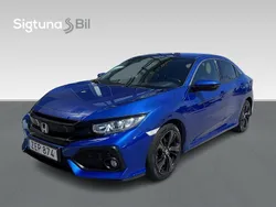Blå Begagnad 2017 Honda Civic Elegance Halvkombi | 154 900 kr (Marknadspris)