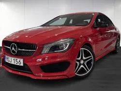 Röd (red) Begagnad 2016 Mercedes CLA220 AMG Sedan | 219 900 kr (Marknadspris)