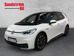 Vit Begagnad 2020 VW ID.3 Pro Halvkombi | 239 900 kr (Marknadspris)