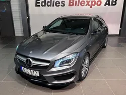 Grå Begagnad 2016 Mercedes CLA45 AMG Shooting Brake AMG Kombi | 329 900 kr