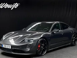 Mörkgrå (volcano grå metallic) Begagnad 2022 Porsche Taycan GTS Sedan | 995 800 kr (Bra pris)