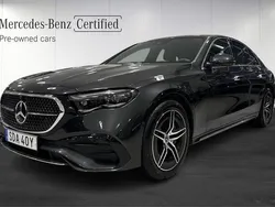 Grå (grey) Begagnad 2024 Mercedes E300 AMG line Sedan | 639 900 kr (Superpris)