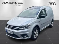 Flerfärgad (reflexsilver/svart tak) Begagnad 2020 VW Caddy Minibuss | 209 900 kr (Superpris)