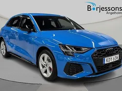 Turboblå Begagnad 2023 Audi A3 Sportback e-tron S-Line Sedan | 359 000 kr (Lite dyr)
