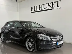 Svart Begagnad 2015 Mercedes A180 AMG line Halvkombi | 119 900 kr (Marknadspris)