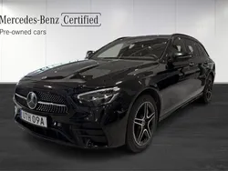 Svart (black) Begagnad 2023 Mercedes E300 Premium Kombi | 489 900 kr