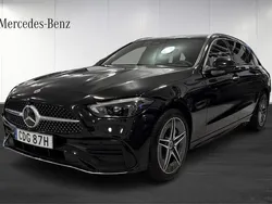 Svart (black) Begagnad 2024 Mercedes C300e Premium Kombi | 569 900 kr (Dyr)