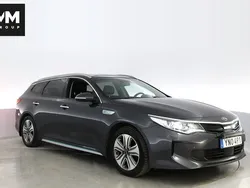 Grå Begagnad 2018 Kia Optima Hybrid Sport Sedan | 179 900 kr (Marknadspris)