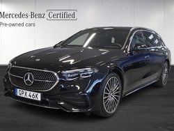 Svart Begagnad 2024 Mercedes E300 AMG Kombi | 638 900 kr (Marknadspris)