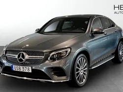 Grå (grey) Begagnad 2018 Mercedes GLC350 AMG line Sportkupé | 399 900 kr (Dyr)