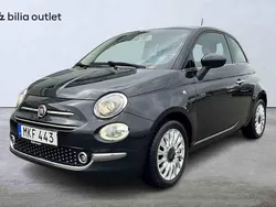 Svart Begagnad 2016 Fiat 500 Halvkombi | 59 900 kr