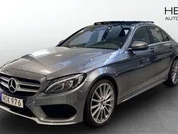 Grå (grey) Begagnad 2017 Mercedes C220 AMG Sedan | 274 900 kr (Lite dyr)