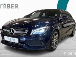 Mörkblå Begagnad 2018 Mercedes CLA220 Shooting Brake AMG Kombi | 209 900 kr (Marknadspris)