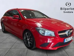 Röd Begagnad 2015 Mercedes CLA220 Shooting Brake Kombi | 189 990 kr (Marknadspris)