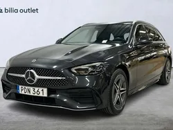 Grå Begagnad 2022 Mercedes C300e AMG Kombi | 379 900 kr (Superpris)