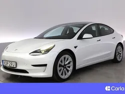 Vit Begagnad 2022 Tesla Model 3 Standard Range Plus Sedan | 314 900 kr (Bra pris)