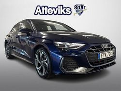 Navarrablå metallic Begagnad 2025 Audi A3 S-Line | 324 900 kr (Dyr)