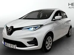 Vit (white) Begagnad 2021 Renault Zoe Halvkombi | 169 900 kr (Marknadspris)