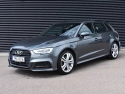 Grå Begagnad 2017 Audi A3 Sportback S-Line Halvkombi | 249 900 kr (Dyr)