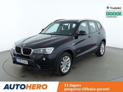 Svart Begagnad 2016 BMW X3 SUV | 168 000 kr (Marknadspris)