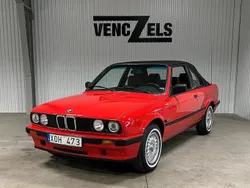 Röd Begagnad 1990 BMW 316 Cab | 109 000 kr