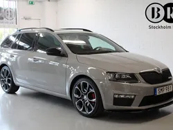 Mörkgrå (grå) Begagnad 2016 Skoda Octavia RS Kombi | 184 900 kr (Lite dyr)