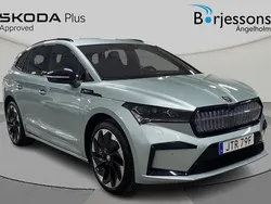 Silver Begagnad 2023 Skoda Enyaq iV SportLine SUV | 499 000 kr (Marknadspris)