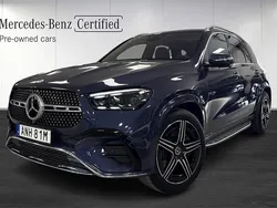 Blå (sodalitblå metallic ) Begagnad 2023 Mercedes GLE350 AMG SUV | 919 000 kr (Marknadspris)