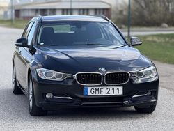 Svart Begagnad 2014 BMW 318 Sport Line Kombi | 124 900 kr (Marknadspris)