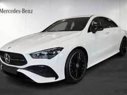 Vit (white) Ny 2024 Mercedes CLA200 AMG Sportkupé | 437 000 kr (Marknadspris)