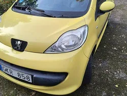 Gul Begagnad 2008 Peugeot 107 Halvkombi | 14 900 kr