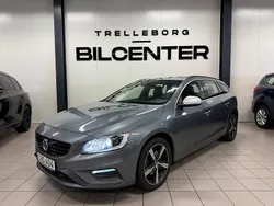 Grå Begagnad 2018 Volvo V60 R-Design Kombi | 179 900 kr (Superpris)