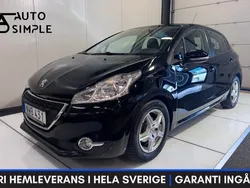 Svart Begagnad 2012 Peugeot 208 Halvkombi | 59 900 kr (Marknadspris)