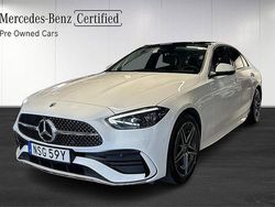 Vit Begagnad 2024 Mercedes C300e AMG Sedan | 539 900 kr (Marknadspris)