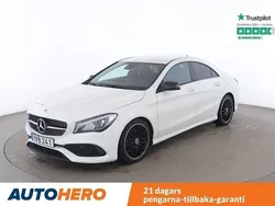 Vit Begagnad 2017 Mercedes CLA200 AMG line Sportkupé | 201 000 kr (Lite dyr)