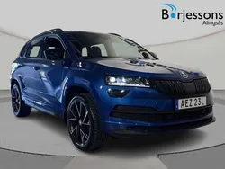 Blå Begagnad 2020 Skoda Karoq SportLine SUV | 259 900 kr (Lite dyr)