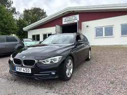 Svart Begagnad 2016 BMW 320 Sport Line Kombi | 169 000 kr (Marknadspris)