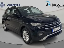 Svart Begagnad 2022 VW T-Cross Life SUV | 189 000 kr (Marknadspris)